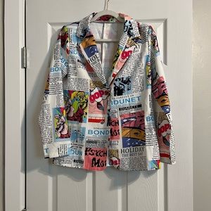 Newspaper Blazer